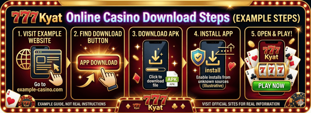 777kyat downlod steps