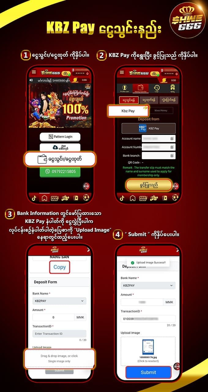 shanmmk ငွေသွင်းနည်း