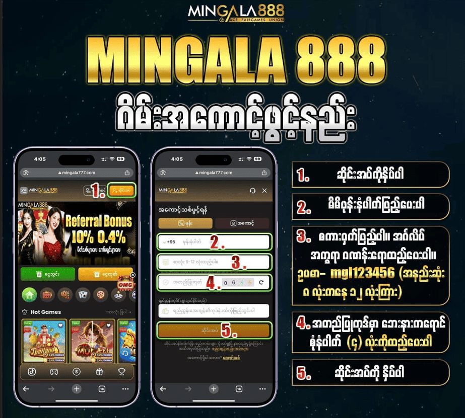 mingala888 register 